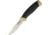 Mora Companion 125 Fixed Blade Knife, 4in, Stainless Steel, Standard Edge, Satin, Black, Rubber Handle FT01774