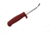 Mora Craftline Q Allround Fixed Blade Knife, 511, Red Plastic Handle, 3.8in. Blade 194990