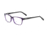 Morgan 201106 Progressive Prescription Eyeglasses, Violet Black Frame, 201106-4226PR