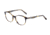 Morgan 201110 Progressive Prescription Eyeglasses, Dark Brown Havana Frame, 201110-4317PR