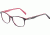 Morgan 201111 Single Vision Prescription Eyeglasses, Anthracite Light Red Frame, 201111-4323SV