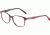 Morgan 201111 Single Vision Prescription Eyeglasses, Red On Black Frame, 201111-4324SV