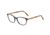 Morgan 201118 Progressive Prescription Eyeglasses, Black Matte/Havana Frame, 201118-8840PR