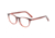 Morgan 201121 Single Vision Prescription Eyeglasses, Dark Red Gradient Frame, 201121-4396SV