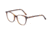 Morgan 201122 Progressive Prescription Eyeglasses, Brown Havana Frame, 201122-6311PR