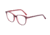 Morgan 201122 Progressive Prescription Eyeglasses, Dark Red Frame, 201122-4473PR