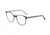 Morgan 201122 Single Vision Prescription Eyeglasses, Black/Grey Frame, 201122-4472SV