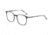 Morgan 201123 Progressive Prescription Eyeglasses, Black On Black/White Grey Confetti Frame, 201123-4435PR