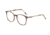 Morgan 201123 Progressive Prescription Eyeglasses, Dark Brown Frame, 201123-4434PR