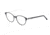 Morgan 201124 Single Vision Prescription Eyeglasses, Black White Frame, 201124-6616SV