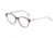 Morgan 201124 Single Vision Prescription Eyeglasses, Brown Havana Frame, 201124-4474SV