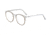 Morgan 201125 Single Vision Prescription Eyeglasses, Brown Havana/Silver Frame, 201125-4474SV