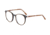 Morgan 201125 Single Vision Prescription Eyeglasses, Brown Horn Frame, 201125-6056SV