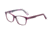 Morgan 201126 Single Vision Prescription Eyeglasses, Dark Red On Pink Frame, 201126-4061SV