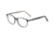 Morgan 201128 Progressive Prescription Eyeglasses, Black On Grey Structure Frame, 201128-4063PR