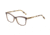 Morgan 201134 Progressive Prescription Eyeglasses, Dark Brown Frame, 201134-4434PR
