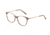Morgan 202009 Single Vision Prescription Eyeglasses, Light Brown Gradient Frame, 202009-4541SV