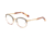 Morgan 203163 Progressive Prescription Eyeglasses, Red Beige Frame, 203163-1004PR