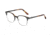 Morgan 203168 Single Vision Prescription Eyeglasses, Black Matte/Havana Frame, 203168-6100SV