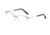 Morgan 203168 Single Vision Prescription Eyeglasses, Grey Silver Frame, 203168-4227SV