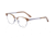 Morgan 203171 Single Vision Prescription Eyeglasses, Brown Havana Frame, 203171-6264SV