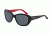 Morgan Prescription Sunglasses 207160 Bifocal Red Frame Black Lens