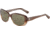 Morgan 207187 Sunglasses, Brown Gradient Frame, Olive Green Lens, 207187-6747