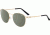 Morgan 207345 Sunglasses, Gold Frame, Green Lens, 207345-6000