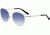 Morgan 207345 Sunglasses, Rhodium Frame, Blue Gradient Mirror Lens, 207345-1000