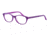 Morgan 201053 Progressive Prescription Eyeglasses - Violet Frame and Clear Lens 201053-6482PR
