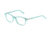Morgan 201060 Progressive Prescription Eyeglasses - Green Frame and Clear Lens 201060-6549PR