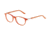 Morgan 201060 Progressive Prescription Eyeglasses - Orange Frame and Clear Lens 201060-6547PR