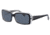Morgan 207132 Single Vision Prescription Sunglasses - Black Frame and Grey Lens 207132-6240SV