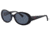 Morgan 207136 Bifocal Prescription Sunglasses - Black Frame and Grey Lens 207136-8840BI