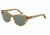 Morgan 207148 Single Vision Prescription Sunglasses - Brown Frame and Grey Green Lens 207148-6251SV