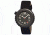 Morphic 1306 M13 Series Mens Watch, Black Dial w/ Orange Leather Band, Stainless Steel Case MPH1306