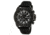 Morphic Mens M19 Series Full-Function Chronograph Silicone Strap Watch Black Bezel, Black/Circle-shaped Case, Black/analog Dial, Black Hands MPH1904