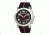 Morphic M21 Series Watch,Black Silicone Band,Red Hand,Silver Bezel,Black Analog Dial,Strap Buckle MPH2102