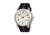 Morphic M21 Series Watch,Black Silicone Band,Red Hand,Silver Bezel,White Analog Dial,Strap Buckle MPH2101
