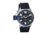 Morphic M24 Series Watch,Black Silicone Band, Blue Bezel,Black Analog Dial,Strap Buckle MPH2405
