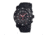 Morphic M26 Series Watch,Black Silicone Band,Red Hand,Black Bezel,Black Analog Dial,Strap Buckle MPH2605
