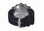 Morphic M26 Series Watch,Black Silicone Band,Red Hand,Silver Bezel,Black Analog Dial,Strap Buckle MPH2602