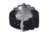 Morphic M26 Series Watch,Black Silicone Band,Red Hand,Silver Bezel,White Analog Dial,Strap Buckle MPH2601