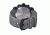 Morphic M26 Series Watch,Grey Silicone Band,Red Hand,Black Bezel,Grey Analog Dial,Strap Buckle MPH2606