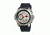 Morphic M28 Series Watch,Black Silicone Band,Red Hand,Silver Bezel,Silver Analog Dial,Strap Buckle MPH2801