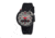 Morphic M29 Series Watch,Black Silicone Band,Red Hand,Black Bezel,Grey Analog Dial,Strap Buckle MPH2905