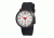 Morphic M29 Series Watch,Black Silicone Band,Red Hand,Black Bezel,White Analog Dial,Strap Buckle MPH2903