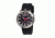 Morphic M29 Series Watch,Black Silicone Band,Red Hand,Silver Bezel,Black Analog Dial,Strap Buckle MPH2902