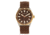 Morphic M69 Series Canvas-Band Watch, Silver/Brown, One Size, MPH6903