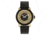 Morphic M70 Series Canvas-Overlaid Leather-Band Watch w/ Date, Gold/Black, One Size, MPH7003
